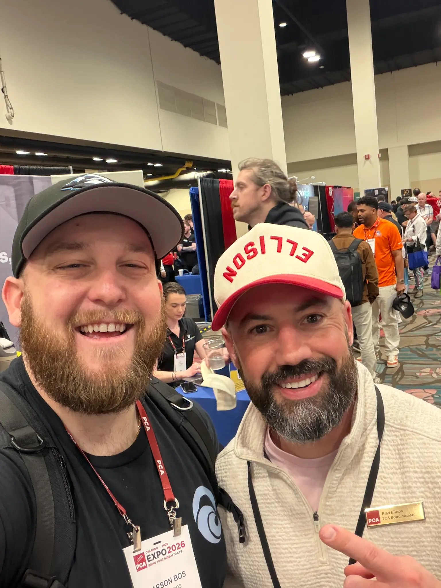 Daniel with Brad Ellison, PCA Board Member